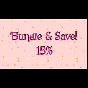 15% off 2 or more items! I will make you a deal!